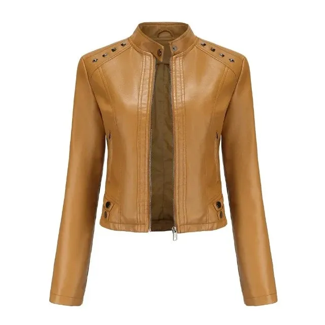 Stylish faux fur jacket for the modern woman