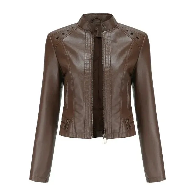 Stylish faux fur jacket for the modern woman
