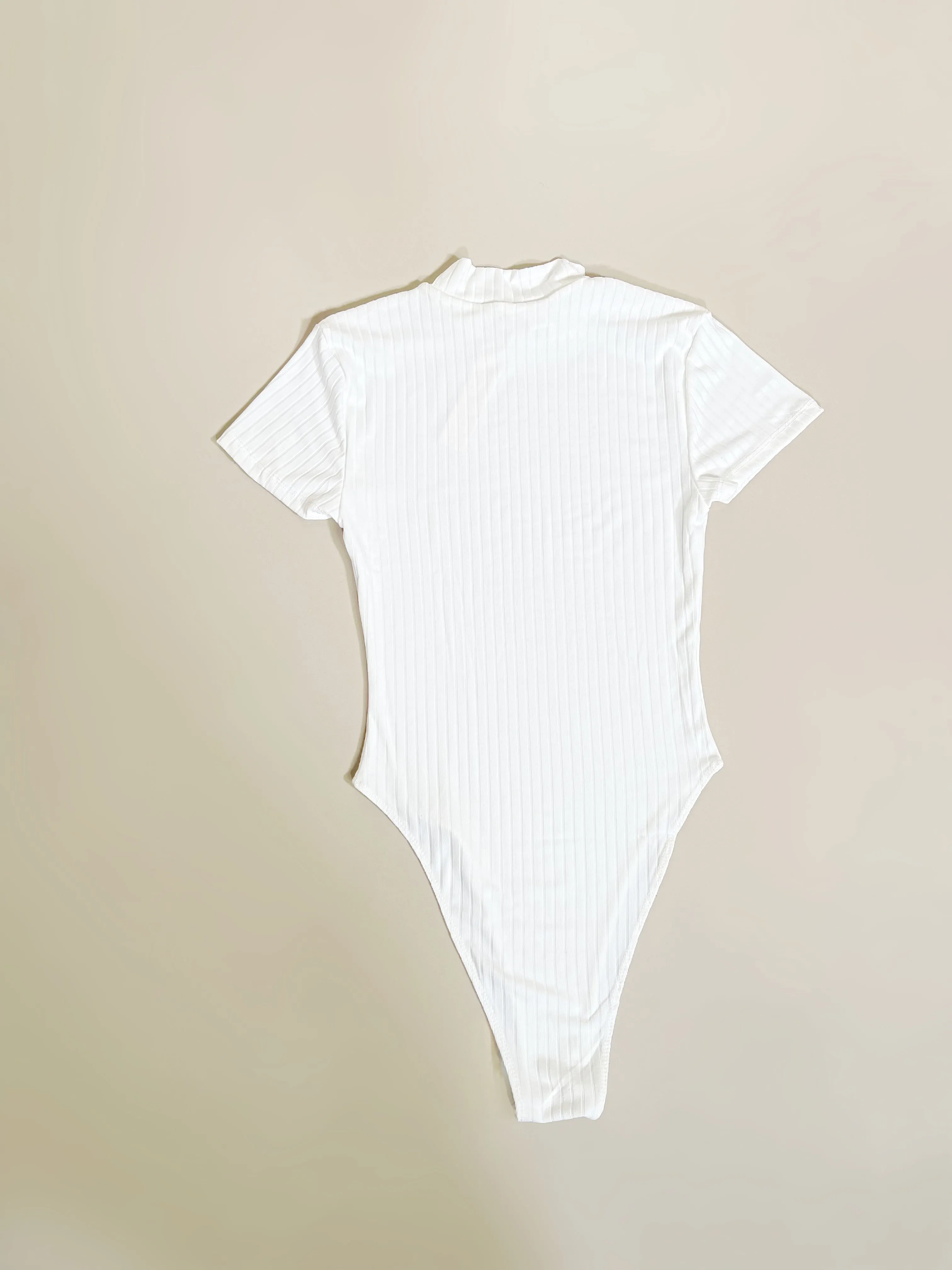 Tara Everyday Bodysuit-White