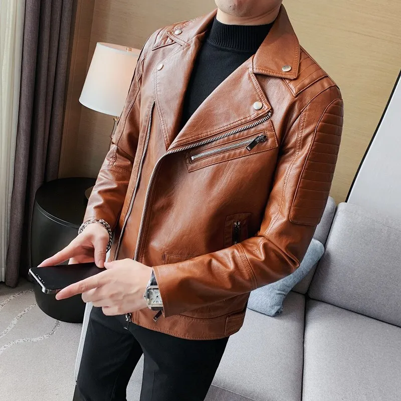 Toxyno CLothing Stylish Leather Coat