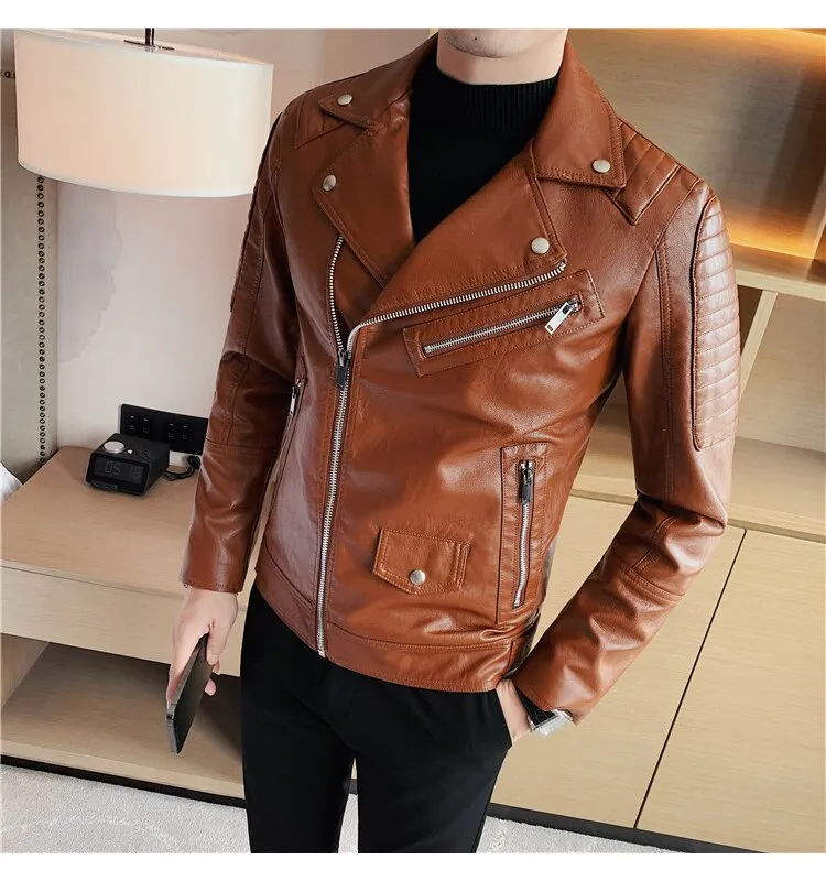 Toxyno CLothing Stylish Leather Coat