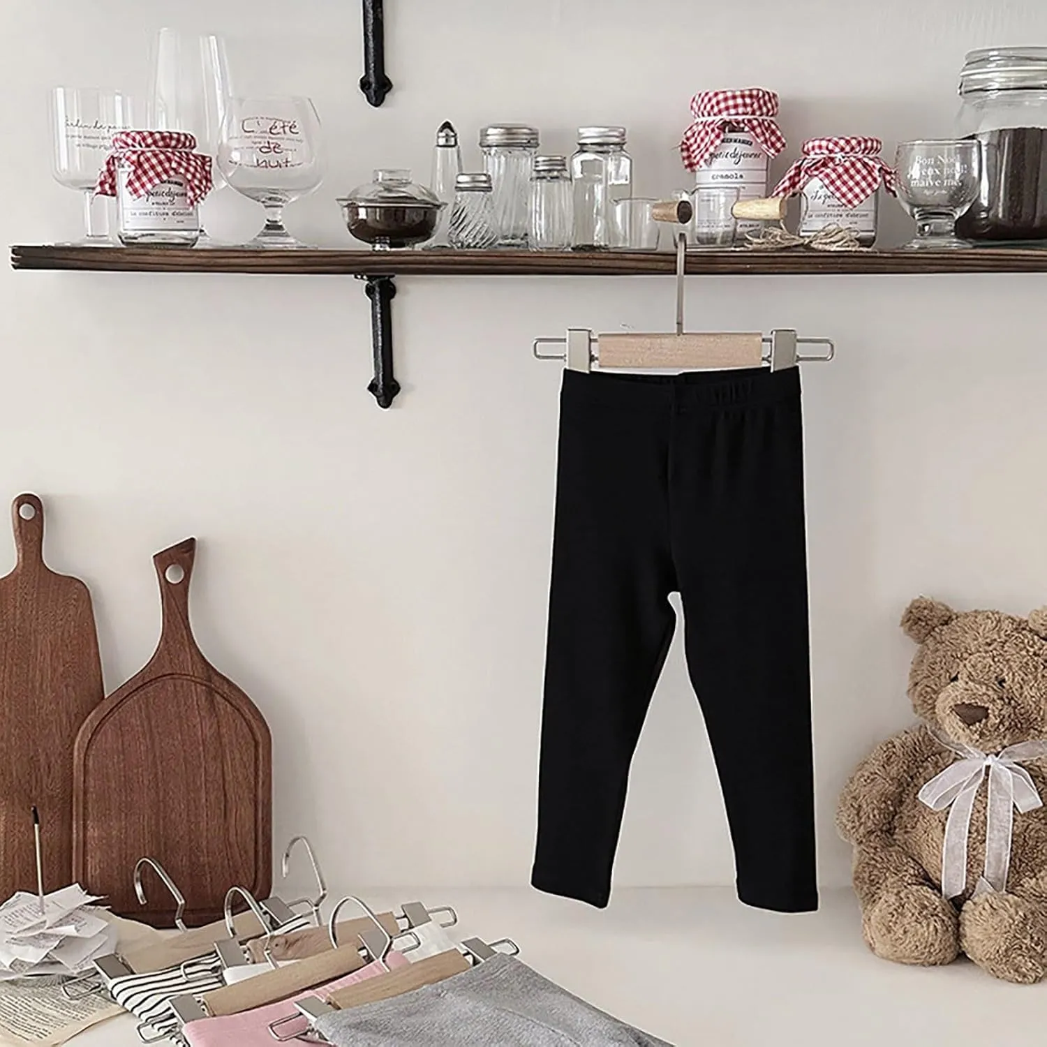 Unisex Toddler Boys Girls Cotton Sweatpants Casual Elastic Waist Sports Jogger Bottoms Pants Athletic Soft Trousers