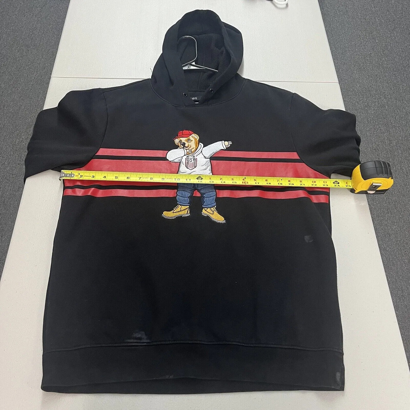 Vtg 2000s Y2K Hip Hop Hudson Outerwear Men's Dog Hoodie Size XL