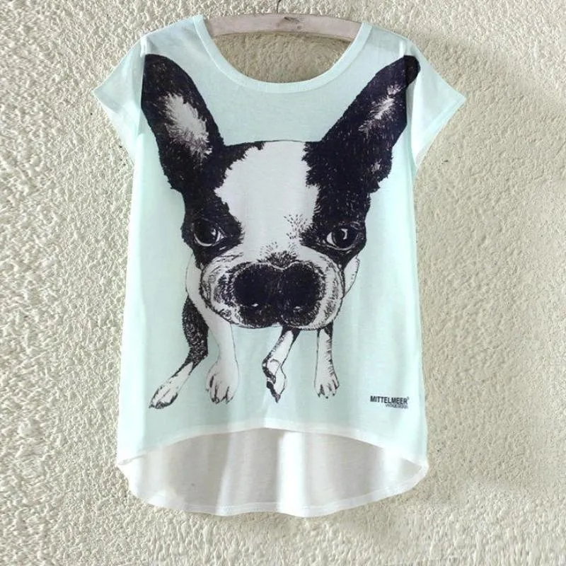Watercolor Giraffe Printed Tees