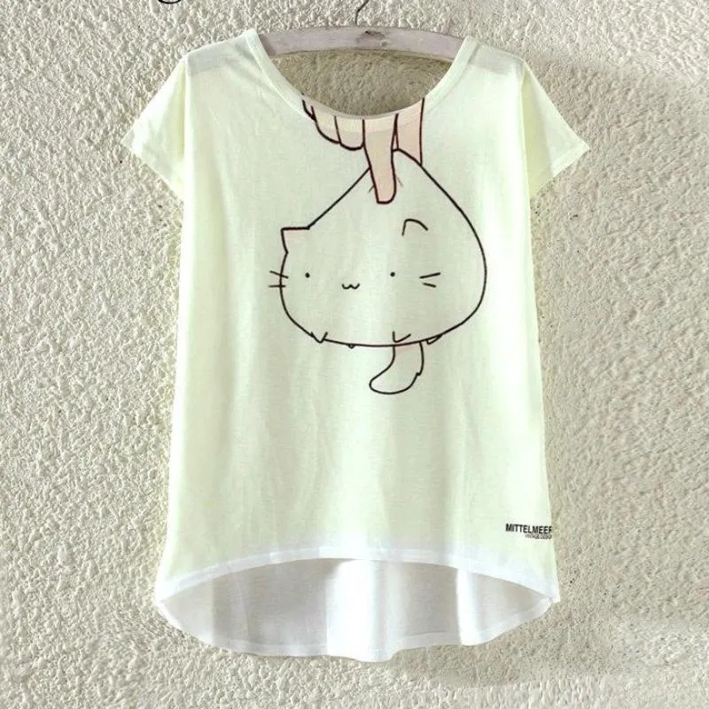 Watercolor Giraffe Printed Tees