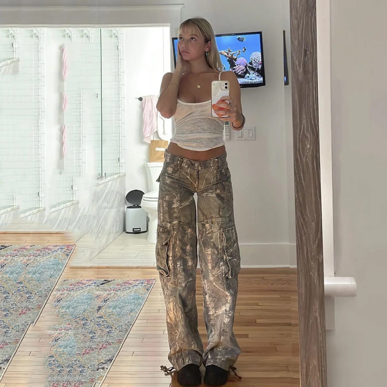 women Casual Camo Bottoms