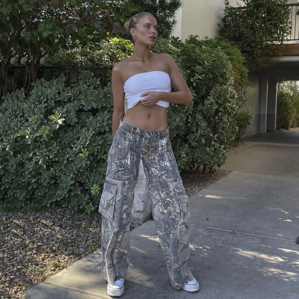 women Casual Camo Bottoms